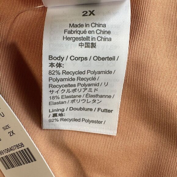 J.Crew Women's Curved Waist Cheeky Bikini Bottom Women's 2X Pink BC125 - Picture 6 of 8